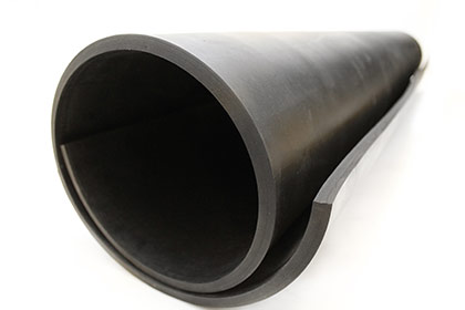 Coba Flooring - Rubber Sheeting - Commercial Black Rubber sample