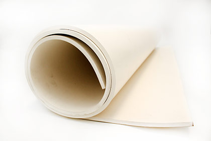 Coba Flooring - Rubber Sheeting - Food Quality White Rubber Sheet sample