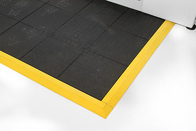 Workplace Matting - Fatigue Step - Solid Black