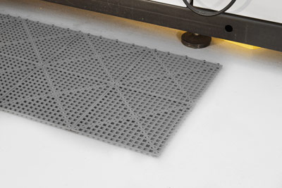 Workplace Matting - Flexi Deck - Grey
