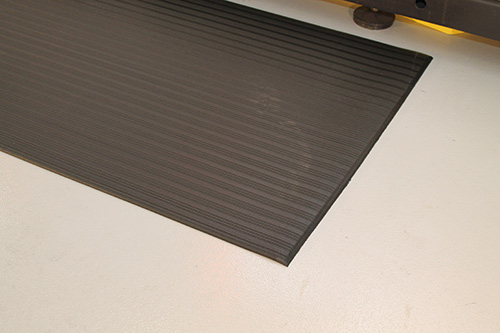 Workplace Matting - Orthomat Ribbed - Black