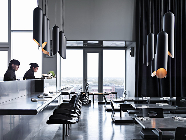 Dalsouple Rubber - Sticks and Sushi Restaurant - Uni Noir