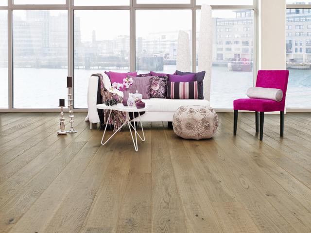 Tarkett - We Wood - Epoque Oak Vintage Soft Grey, Luxury Vinyl Tile (LVT) Flooring