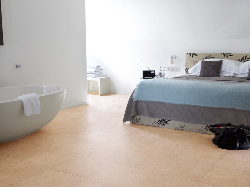 Karndean Da Vinci Stone Tiles - LST02 Sienna Limestone Vinyl Flooring - Karndean Flooring - Vinyl Flooring