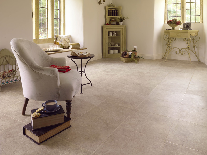 Karndean Da Vinci Stone Tiles - LST04 Spirito Limestone Vinyl Flooring - Karndean Flooring - Vinyl Flooring