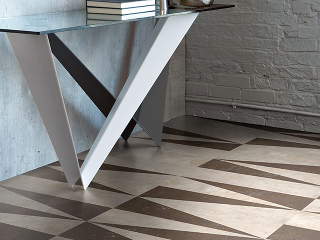 Polyflor - Creative Edge - White Metalstone, Portico Limestone, Aged Metalstone, Vinyl Flooring