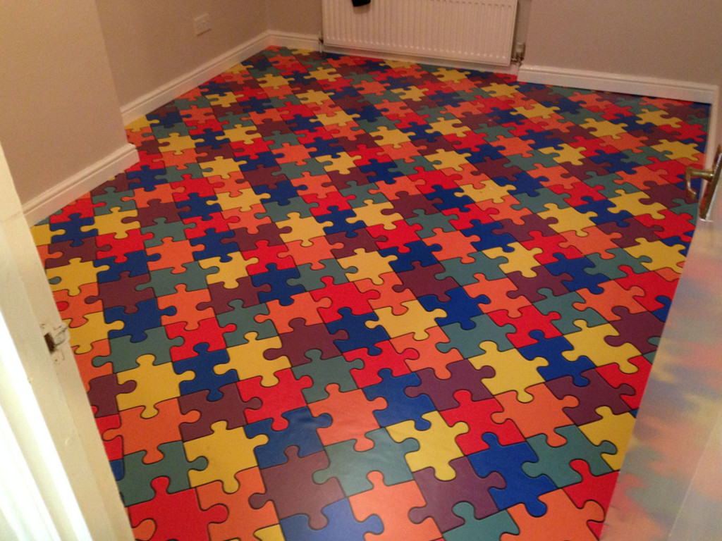 Puzzle Vinyl Flooring Installation in Knightsbridge, Home