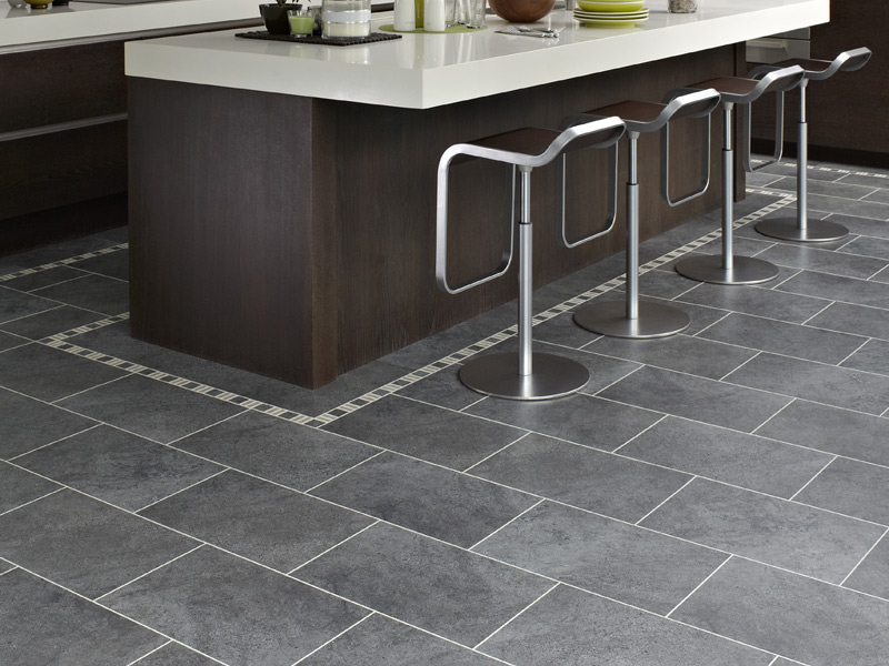 Karndean Knight Tile Stone Tiles - ST14 Cumbrian Stone Vinyl Flooring - Karndean Flooring - Vinyl Flooring