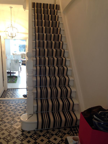 Stairs Black and White Stripe 2