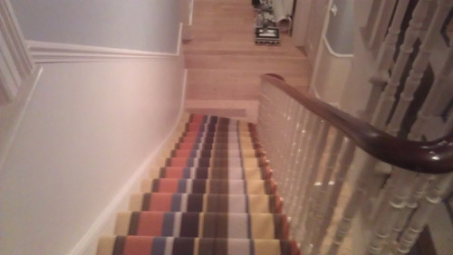 Striped Carpets On Stairs 02