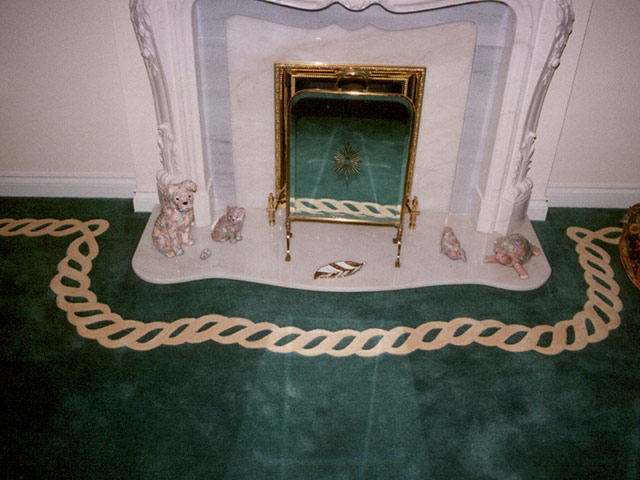 Trendy Tuft Carpets - 86a Dining Room Border Rope