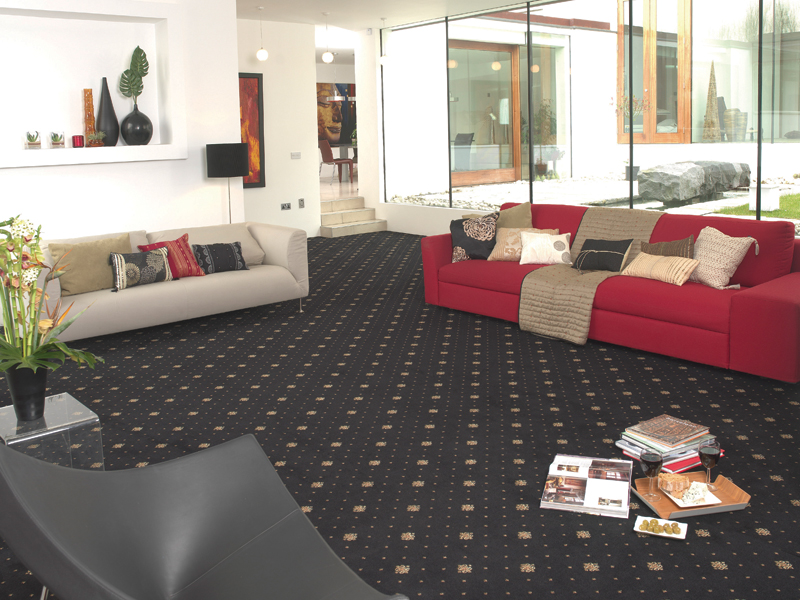Ulster Carpets Athenia - Motif Black - Guide - Carpet