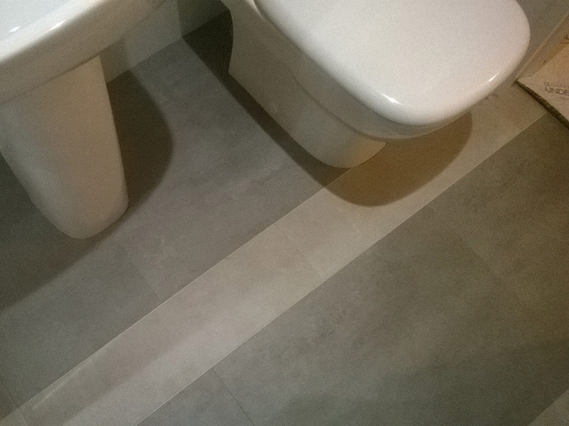 bathroom amtico and carpet