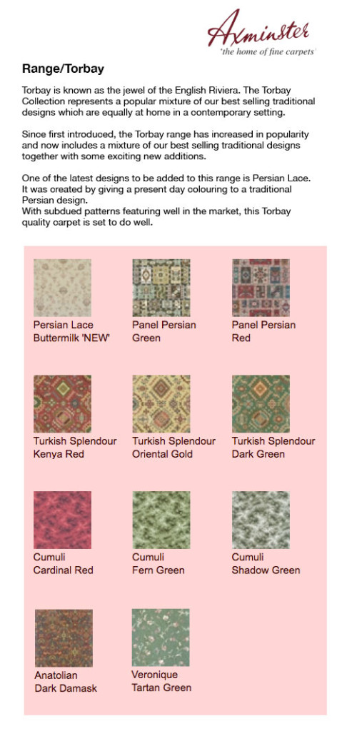 Axminster Carpets Torbay, Carpet