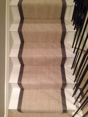 black border carpet stair runner 08