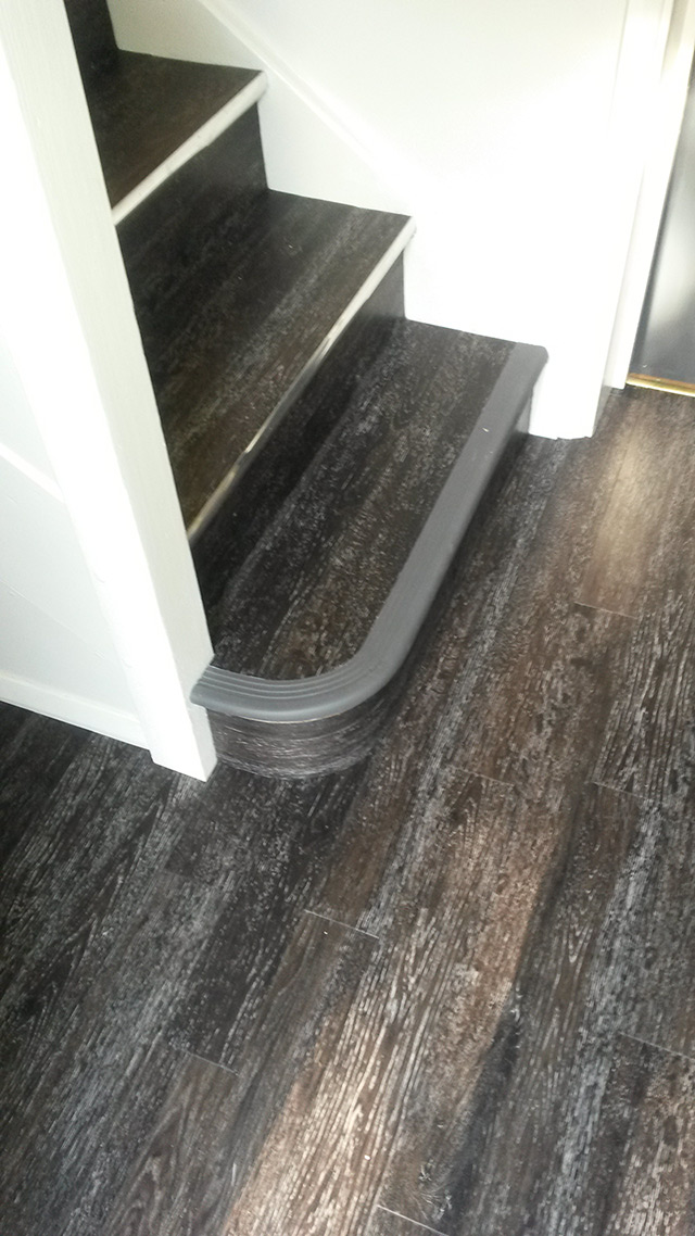Dark Brown Amtico on Stairs Vinyl Flooring - Amtico Flooring - News - Vinyl Flooring