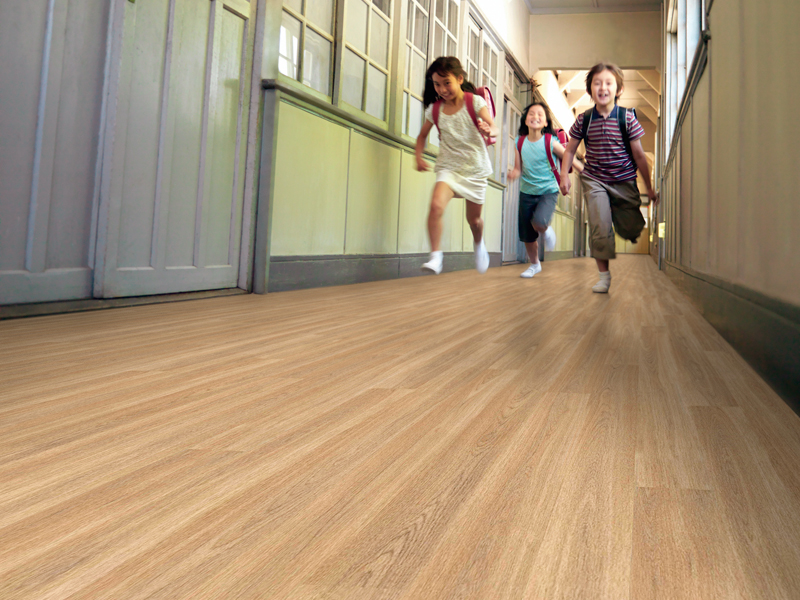 Polyflor - Polysafe Wood FX Acoustix PUR, Vinyl Flooring, overview