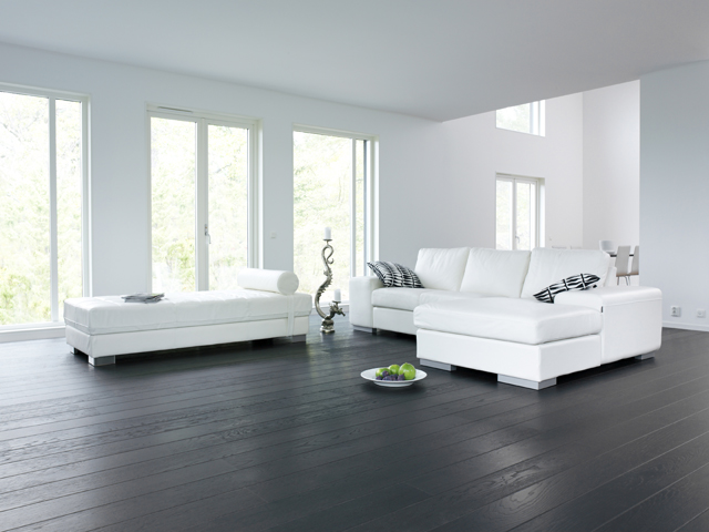 Tarkett - We Wood - Epoque Oak Black Brushed, Luxury Vinyl Tile (LVT) Flooring