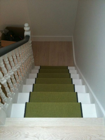 green carpet stairs 04