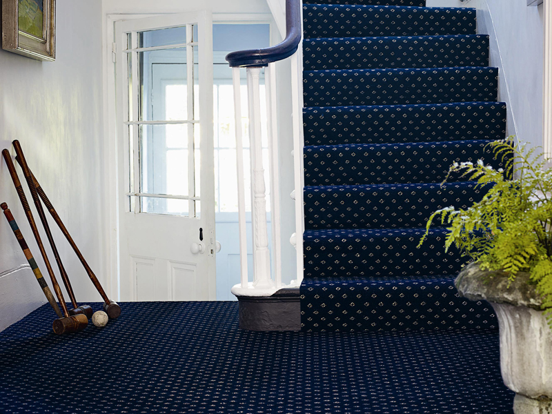 Brintons - Marquis Royal Blue Flake, Carpet