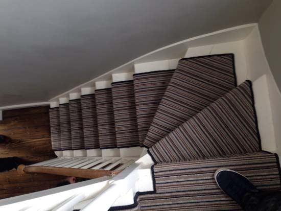 portfolio carpet stripey staircase grey 05