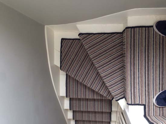 portfolio carpet stripey staircase grey 06