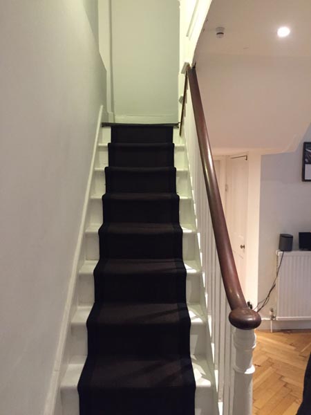 portfolio carpets black carpet stair runner 01