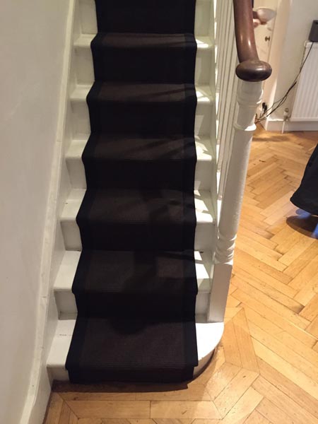 portfolio carpets black carpet stair runner 02