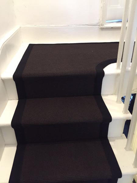 portfolio carpets black carpet stair runner 05