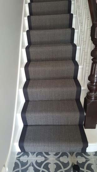 portfolio carpets black stair runner with black border carpet 01