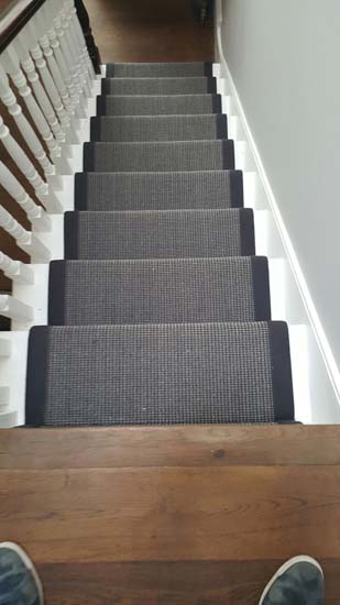 portfolio carpets black stair runner with black border carpet 02