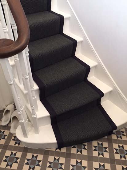portfolio carpets black stairs black binding 05