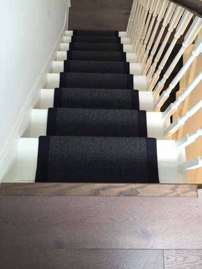 portfolio carpets black stairs black binding 08
