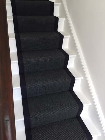 portfolio carpets black stairs black binding 16