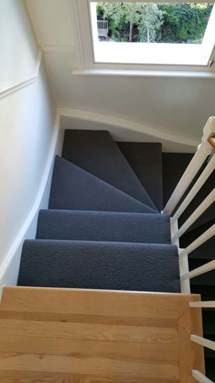 portfolio carpets dark navy stair carpet 04