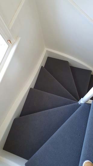 portfolio carpets dark navy stair carpet 05