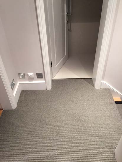 portfolio carpets - grey stair runner balck border 12