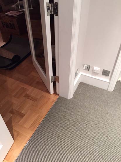 portfolio carpets - grey stair runner balck border 13