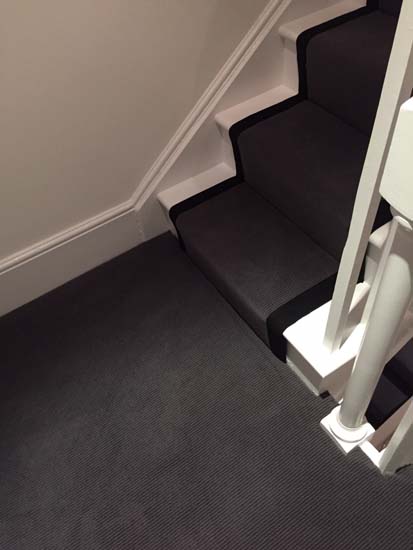 portfolio carpets - grey stairs black border 07