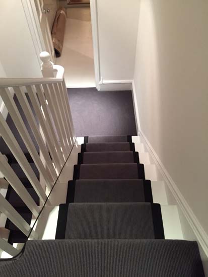 portfolio carpets - grey stairs black border 08