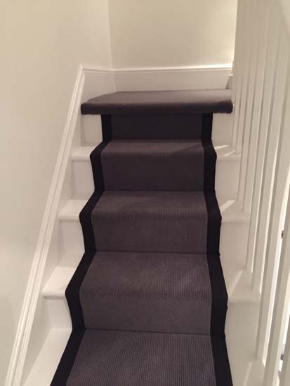 portfolio carpets - grey stairs black border 09