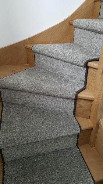 portfolio carpets lush grey carpet runner on stairs 07
