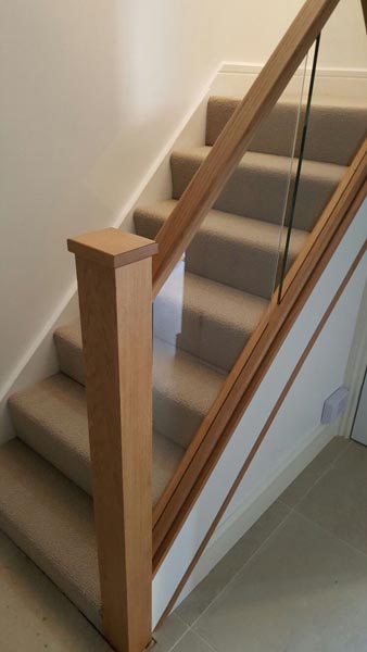 portfolio carpets rooms and stairs grey luxury carpet installation 02