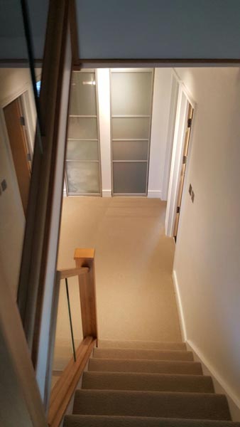 portfolio carpets rooms and stairs sisal carpet installation 01