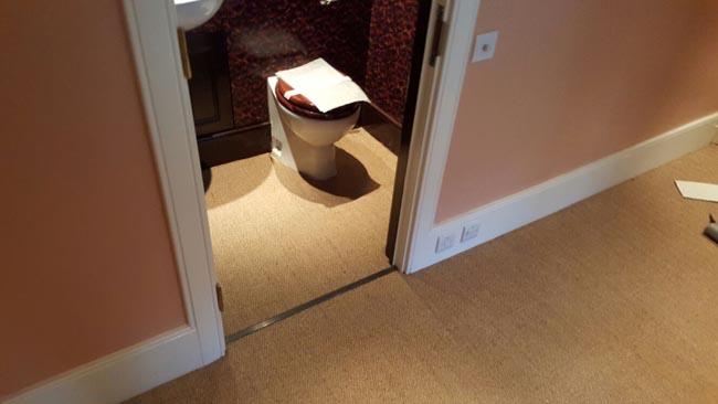 portfolio carpets rooms and stairs sisal carpet installation 02