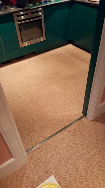 portfolio carpets rooms and stairs sisal carpet installation 06