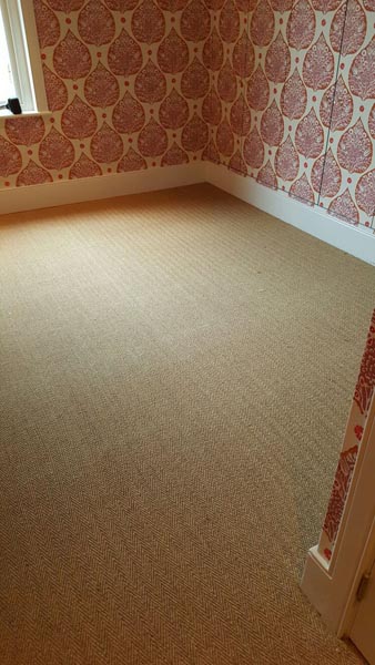 portfolio carpets rooms and stairs sisal carpet installation 07