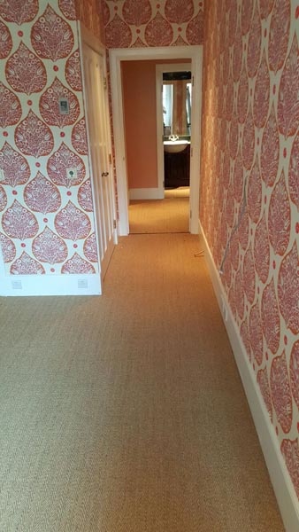 portfolio carpets rooms and stairs sisal carpet installation 10