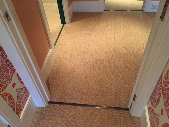 portfolio carpets rooms and stairs sisal carpet installation 22
