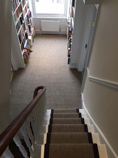 portfolio carpets sisal stairs black border 02